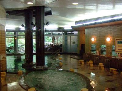 月岡ホテルの温泉大浴場