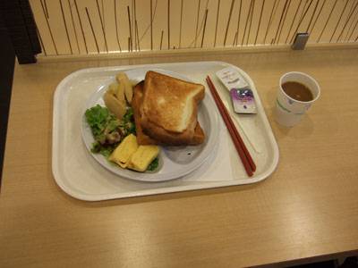 スーパーホテルの朝食